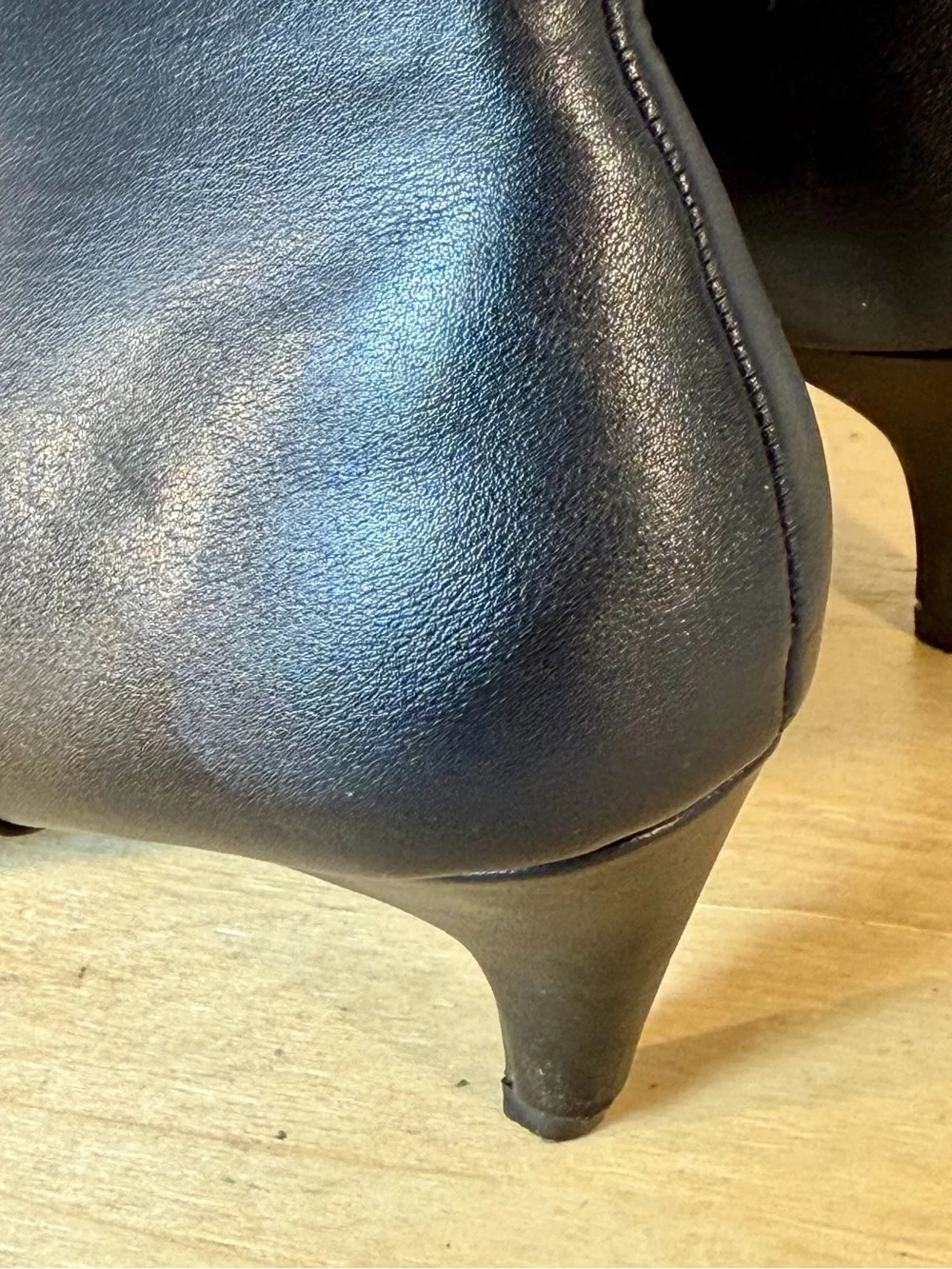 Women's Black Pointed Toe Ankle Boots